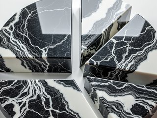 Marble - Harlequin preset example