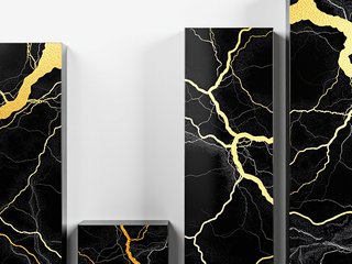 Marble - Black Gilded preset