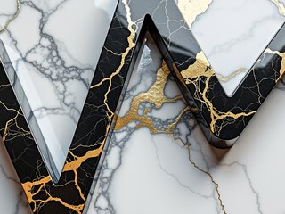 Marble - Black Gilded preset