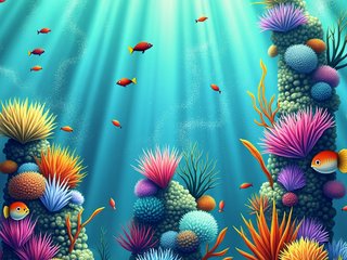 Coral Reef Pillars preset