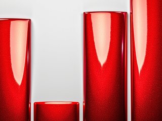 Metallic Red Paint preset example