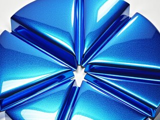 Metallic Blue Paint preset