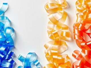 Gradient Ribbons preset example