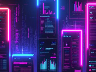 Neon Cyberpunk preset example