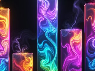Rainbow Smoke preset example